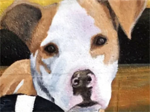 Dogs At Sunset Detail