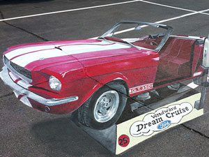 Woodward Dream Cruise 3D Ford Mustang kiddie ride