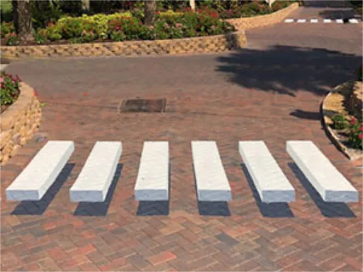 3D chalk art crosswalk