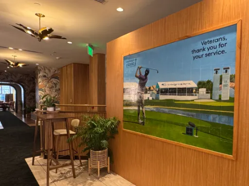 Puzzle artwork on 150 squares for 2026 Cognizant Classic Golf Tournament at PGA National.