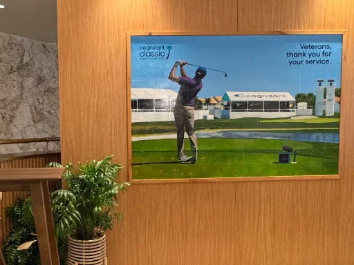 Puzzle artwork on 150 squares for 2026 Cognizant Classic Golf Tournament at PGA National.